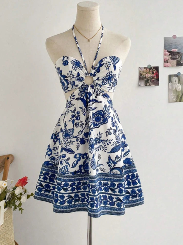 Floral Halter Dress